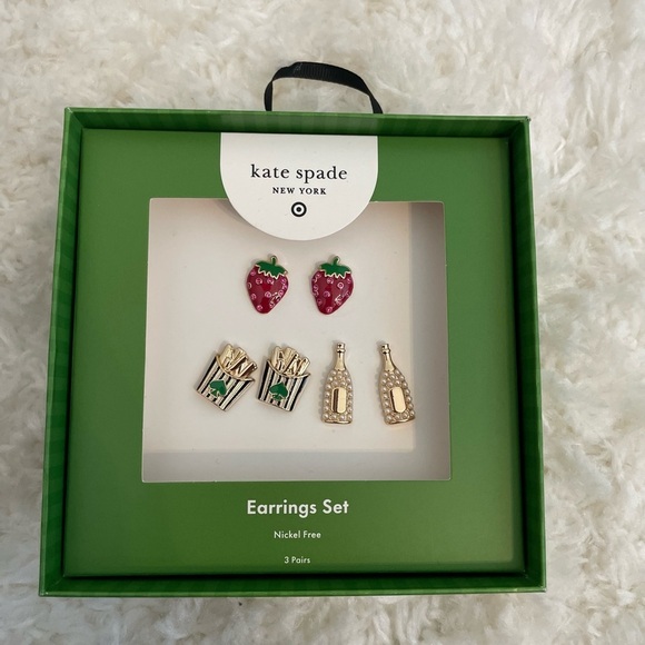 kate spade Jewelry - Kate Spade New York Target Stud Earrings NWT